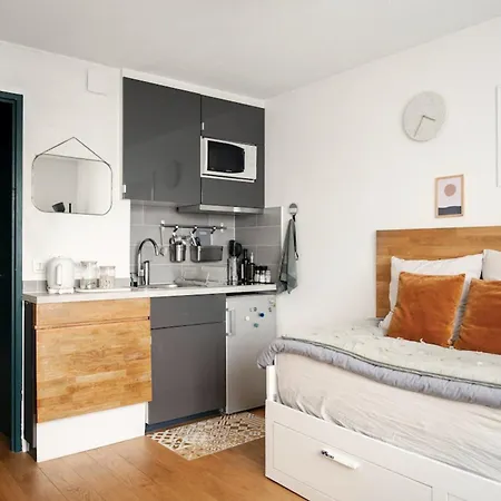 Joli Studio Near Buttes Chaumont Appartamento *
